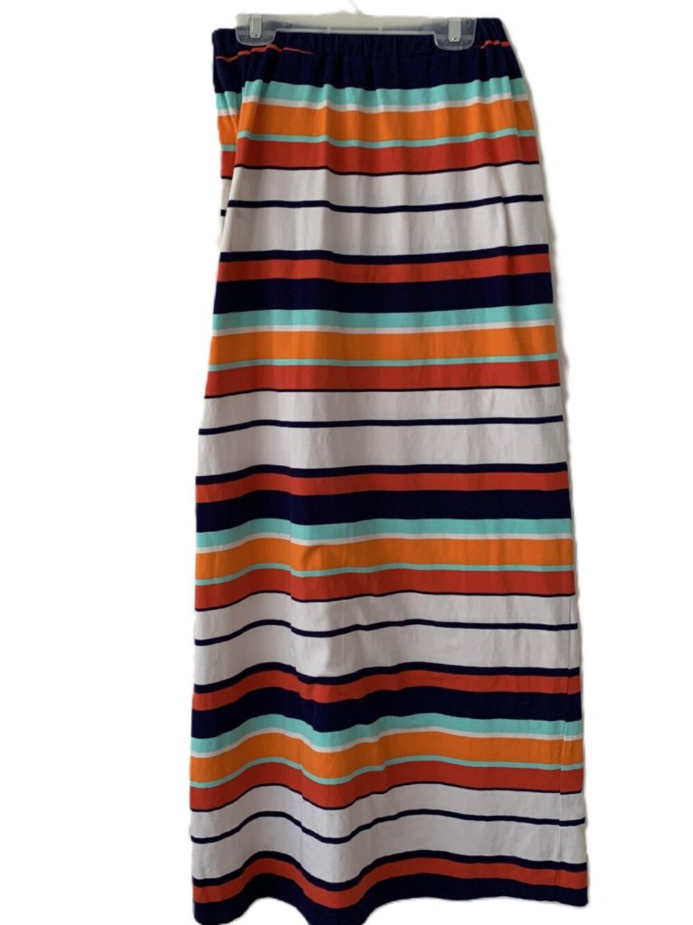 Olive & Oak Striped Maxi Skirt | Colorful Cotton Blend | Size Small - Picture 2 of 10